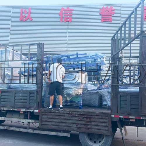 QT3-20 brick machine production line at LINGHAO factory